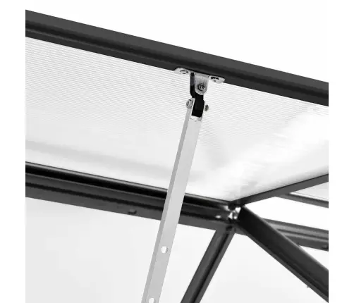 Šiltnamis Su Pagrindo Rėmu, Antracito, Aliuminis, 3,61M²