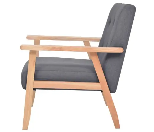 3-Osaline Diivanikomplekt, Kangast, Tumehall