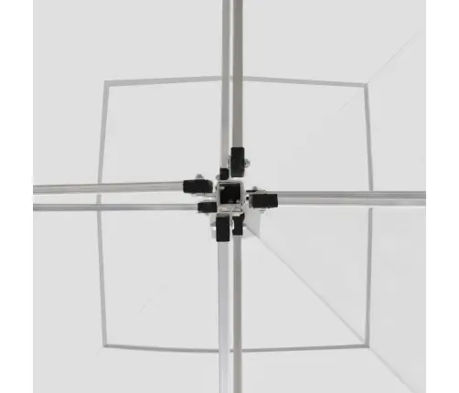 Saliekama Svinību Nojume, 2X2 M, Alumīnijs, Balta Vidaxl