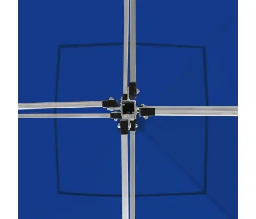 Kokkupandav Peotelk Seintega, Alumiinium, 2 X 2 M Sinine