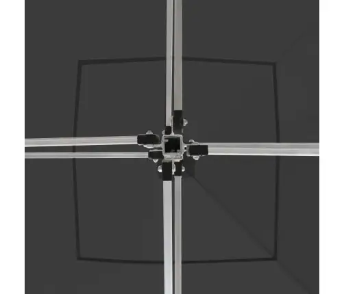 Saliekama Nojume Ar Sienām, Pelēka, 2X2 M, Alumīnijs Vidaxl