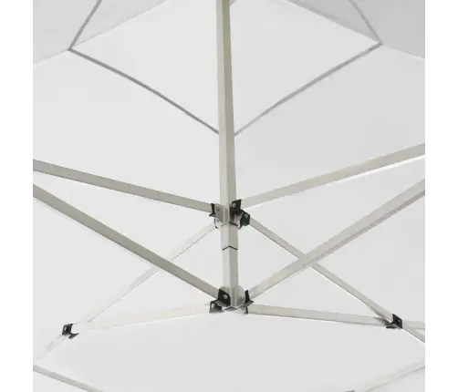 Išskleidžiama Palapinė Su Sienomis, Balta, 2X2M, Aliuminis