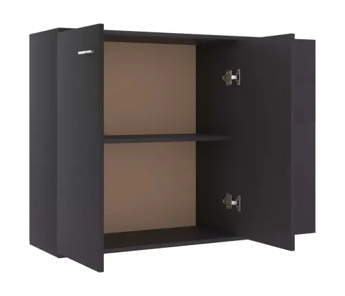 Šoninė Spintelė, Pilkos Spalvos, 105X30X75cm Apdirbta Mediena