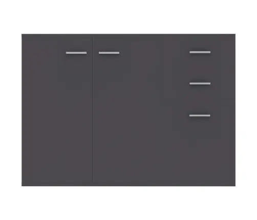 Šoninė Spintelė, Pilkos Spalvos, 105X30X75cm Apdirbta Mediena