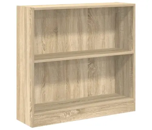 Knygų Spinta, Sonoma Ąžuolo, 80X24X75cm Apdirbta Mediena