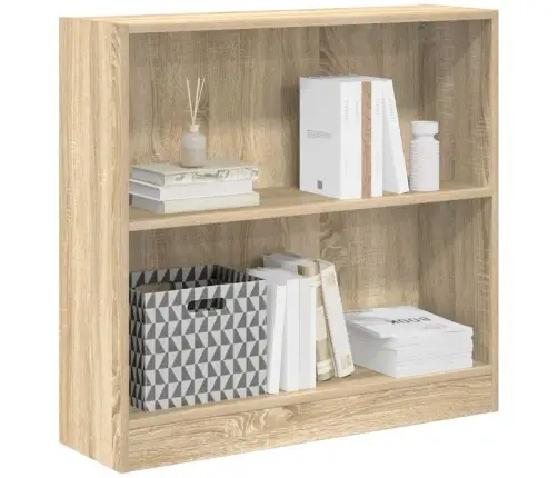 Knygų Spinta, Sonoma Ąžuolo, 80X24X75cm Apdirbta Mediena