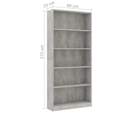 5-Korruseline Raamaturiiul Betoonhall 80X24X175 Tehispuit