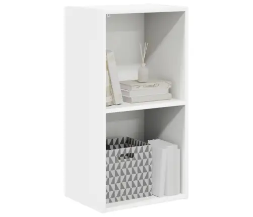 Raamaturiiul, Valge, 40X30X76,5 cm Tehispuit