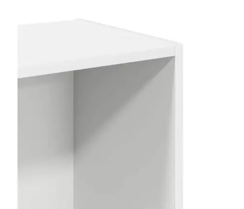 Raamaturiiul, Valge, 40X30X76,5 cm Tehispuit