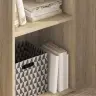2 Korrusega Riiul Sonoma Tamm 40 X 30 X 76,5 Cm Tehispuit