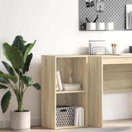 2 Korrusega Riiul Sonoma Tamm 40 X 30 X 76,5 Cm Tehispuit