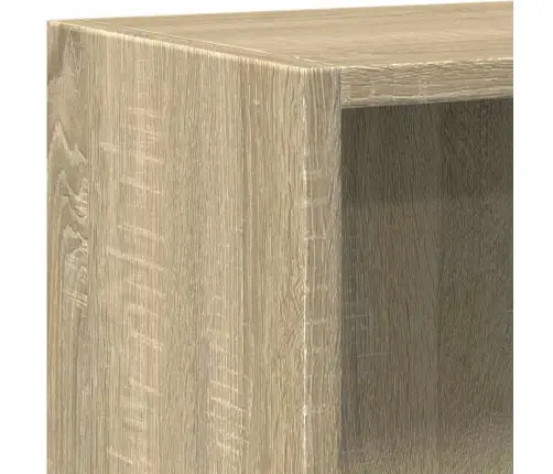 2-Līmeņu Grāmatu Plaukts, Ozolkoka Krāsa, 60X30X76,5 Cm Vidaxl