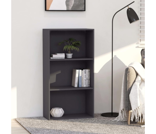 3-Korruseline Raamaturiiul Hall 60X30X114 Cm Tehispuit