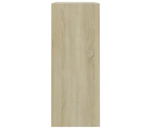 Spintelė Knygoms, 2 Lentynos, Ąžuolo, 80X30X76,5cm Mediena