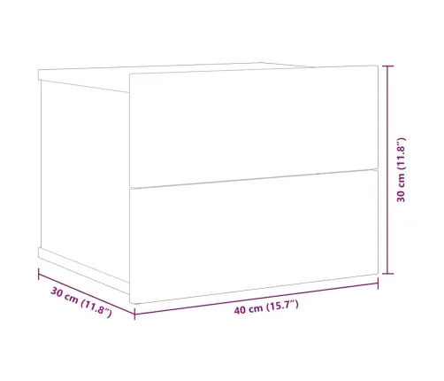 Öökapp, Valge, 40 X 30 X 30 cm Tehispuit
