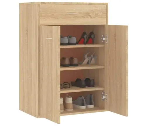 Spintelė Batams, Sonoma Ąžuolo, 60X35X84cm Apdirbta Mediena