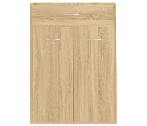 Spintelė Batams, Sonoma Ąžuolo, 60X35X84cm Apdirbta Mediena