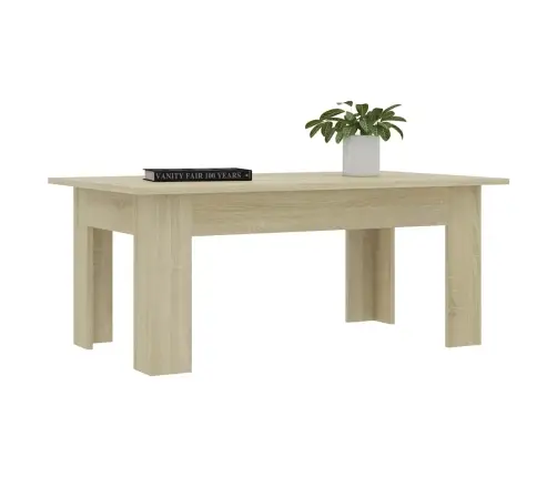 Kafijas Galdiņš, Ozolkoka Krāsā, 100X60X42Cm, Inženierijas Koks Vidaxl