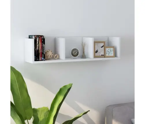 Cd-Seinariiul, Valge, 75 X 18 X 18 cm Tehispuit