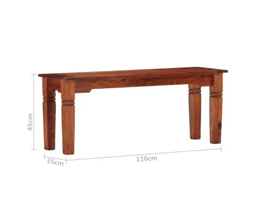 Suoliukas, Akacijos Medienos Masyvas, 110Cm