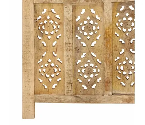 Kambario Pertvara, 5 Dalių, 200X165cm Mango Masyvas, Raižyta