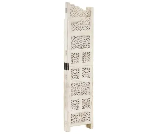 Kambario Pertvara, 4 Dalių, Balta, 160X165cm Mango Masyvas