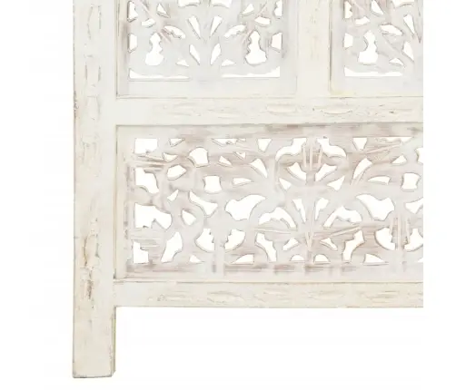 Kambario Pertvara, 4 Dalių, Balta, 160X165cm Mango Masyvas