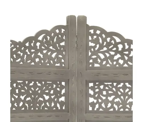 Kambario Pertvara, 4 Dalių, Pilka, 160X165cm Mango Masyvas