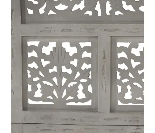 Kambario Pertvara, 4 Dalių, Pilka, 160X165cm Mango Masyvas