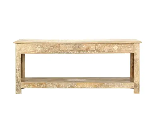 Kavos Staliukas, 110X50X45cm Mango Masyvas, Dažytas Rankomis