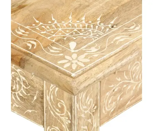 Kavos Staliukas, 110X50X45cm Mango Masyvas, Dažytas Rankomis