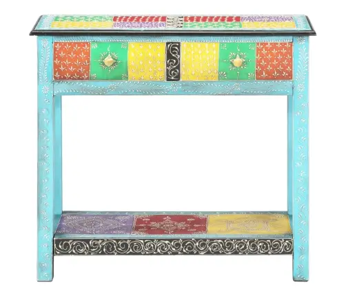 Konsolinis Staliukas, 80X35X75cm Mango Medienos Masyvas