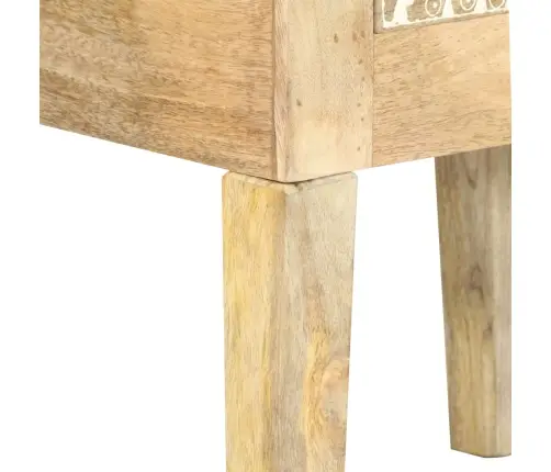 Naktsskapītis, 40X30X60 Cm, Apgleznots, Mango Masīvkoks Vidaxl