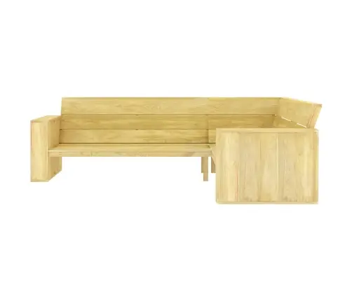 Dārza Stūra Sols, 239 Cm, Impregnēts Priedes Koks Vidaxl