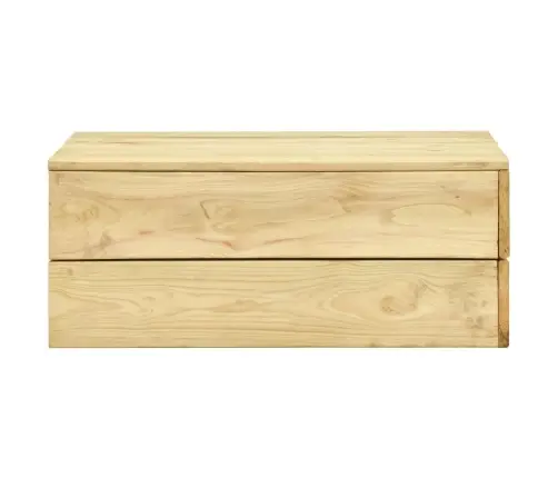 Dārza Galds, 75X75X31 Cm, Impregnēts Priedes Koks Vidaxl