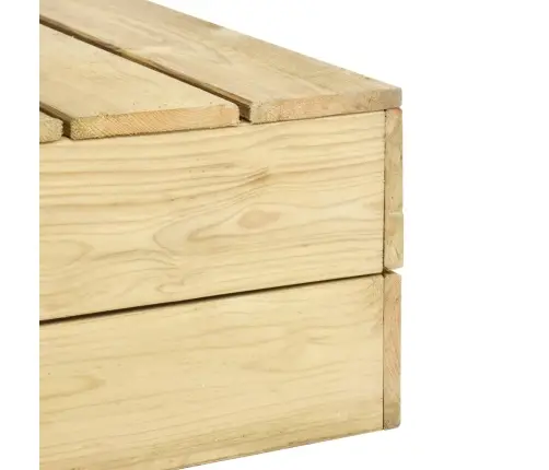 Dārza Galds, 75X75X31 Cm, Impregnēts Priedes Koks Vidaxl