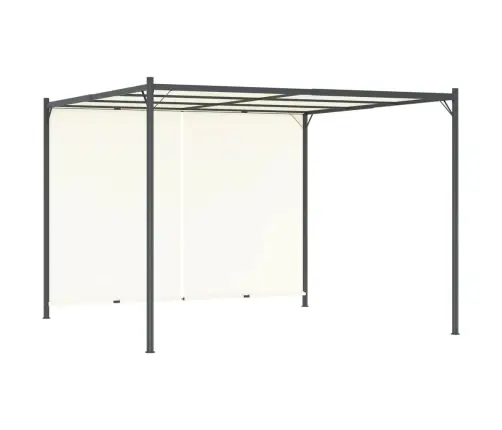 Nojume Ar Regulējamu Jumtu, Krēmkrāsa, 3X3 M, Tērauds  Vidaxl