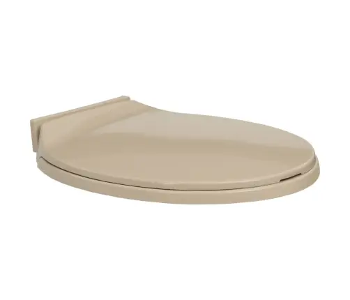 Klozeto Sėdynė Su Soft-Close Mechanizmu, Smėlio Spalvos, Ovali Klozeto Sėdynė Su Soft-Close Mechanizmu, Smėlio Spalvos, Ovali