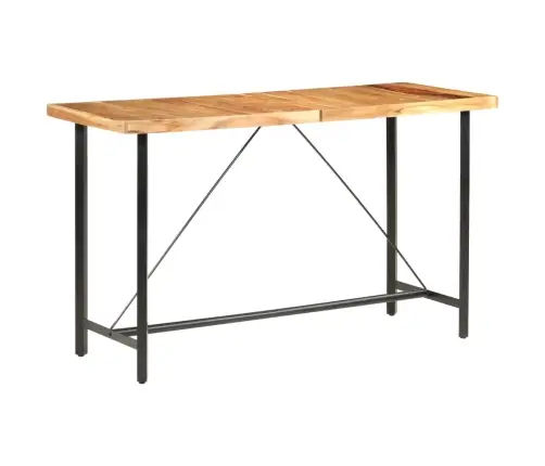 Bāra Galds, 180X70X107 Cm, Akācijas Masīvkoks Vidaxl