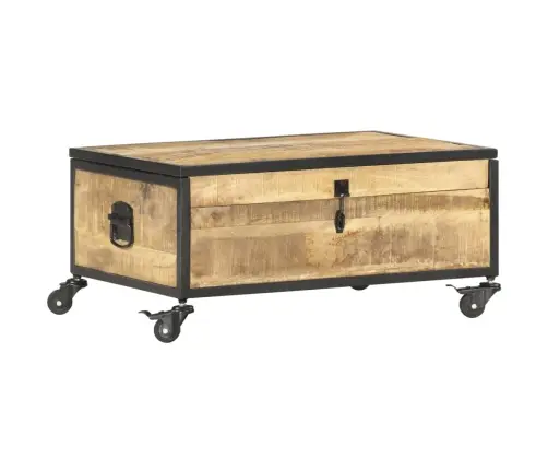 Kafijas Galdiņš, 70X50X33 Cm, Mango Masīvkoks Vidaxl