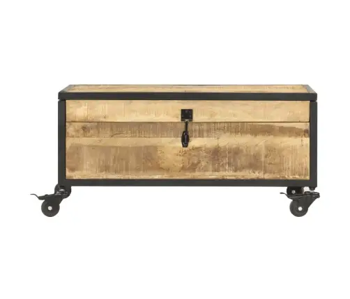 Kafijas Galdiņš, 70X50X33 Cm, Mango Masīvkoks Vidaxl