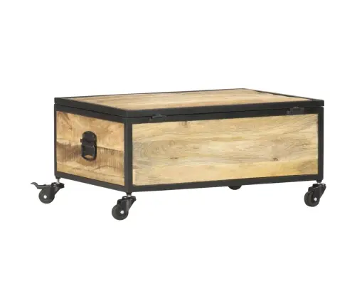 Kafijas Galdiņš, 70X50X33 Cm, Mango Masīvkoks Vidaxl