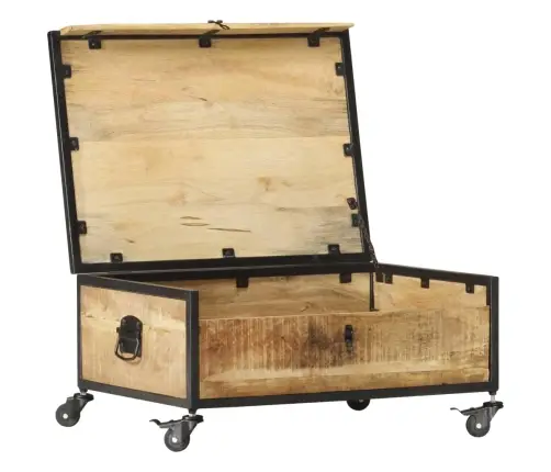 Kafijas Galdiņš, 70X50X33 Cm, Mango Masīvkoks Vidaxl