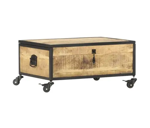 Kafijas Galdiņš, 70X50X33 Cm, Mango Masīvkoks Vidaxl