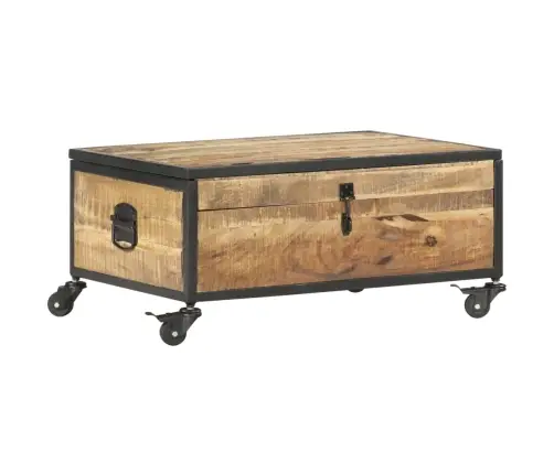 Kafijas Galdiņš, 70X50X33 Cm, Mango Masīvkoks Vidaxl