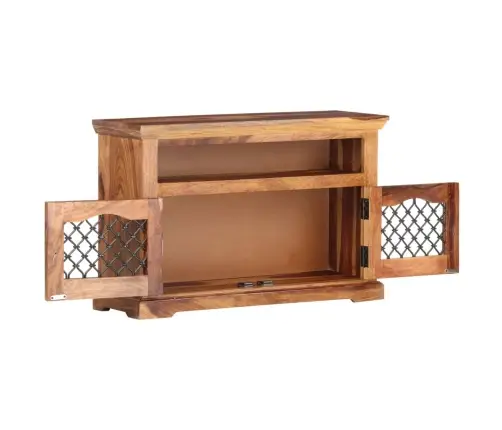 Tv Skapītis, 90X30X60 Cm, Masīvs Rožkoks Vidaxl