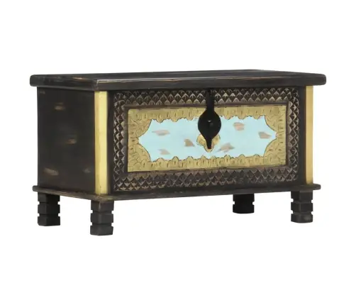 Hoiukast, Must, 80 X 40 X 45 cm Mangopuit