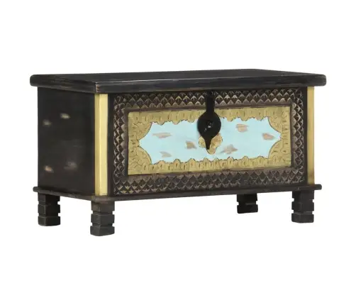 Hoiukast, Must, 80 X 40 X 45 cm Mangopuit