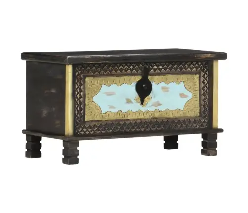 Hoiukast, Must, 80 X 40 X 45 cm Mangopuit