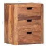 Naktsskapītis, 40X30X50 Cm, Masīvs Rožkoks Vidaxl